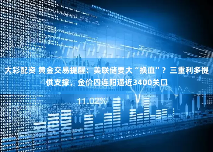大彩配资 黄金交易提醒：美联储要大“换血”？三重利多提供支撑，金价四连阳逼近3400关口